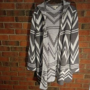 It's Our Time Women's Long Cardigan Sweater Sz XL